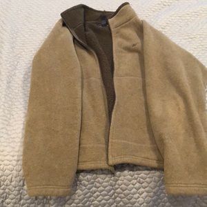 XL American eagle warm tan fleece with brown liner